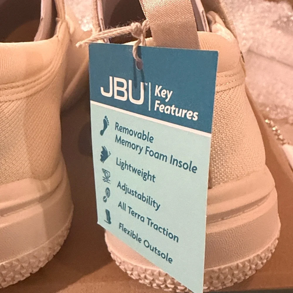 JBU Dark Eggshell Merry Mary Jane Flats/NIB/8M